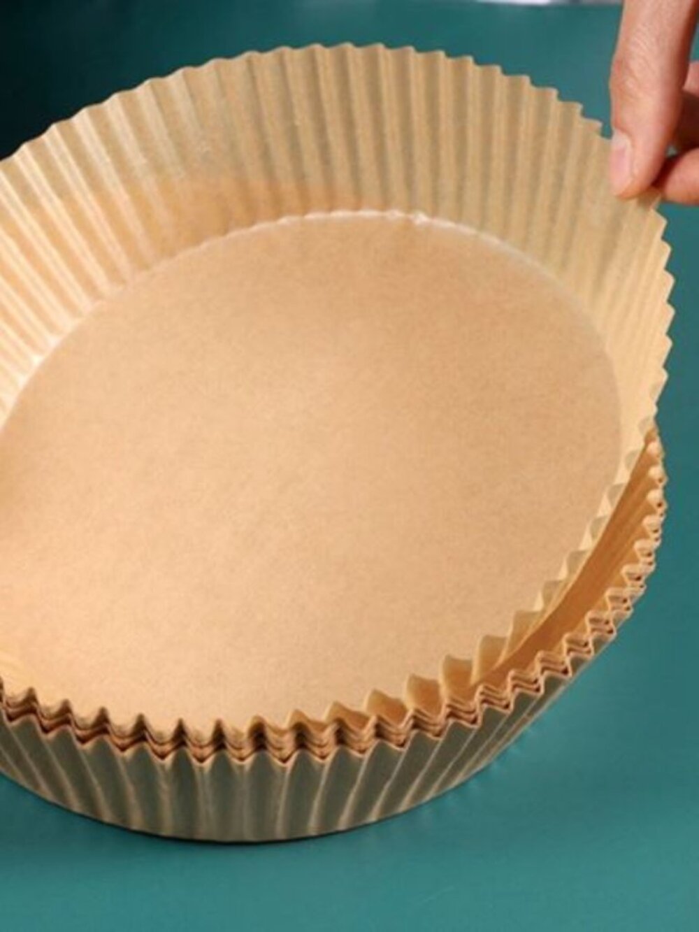 100 Pcs Air Fryer Round Disposable Parchment Paper Liners 6.3"Diameter x 1.8"H
